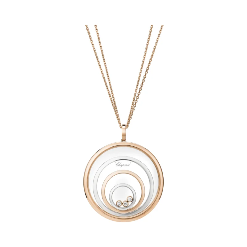 Happy Spirit Pendant 3 Diamond (Rose Gold)