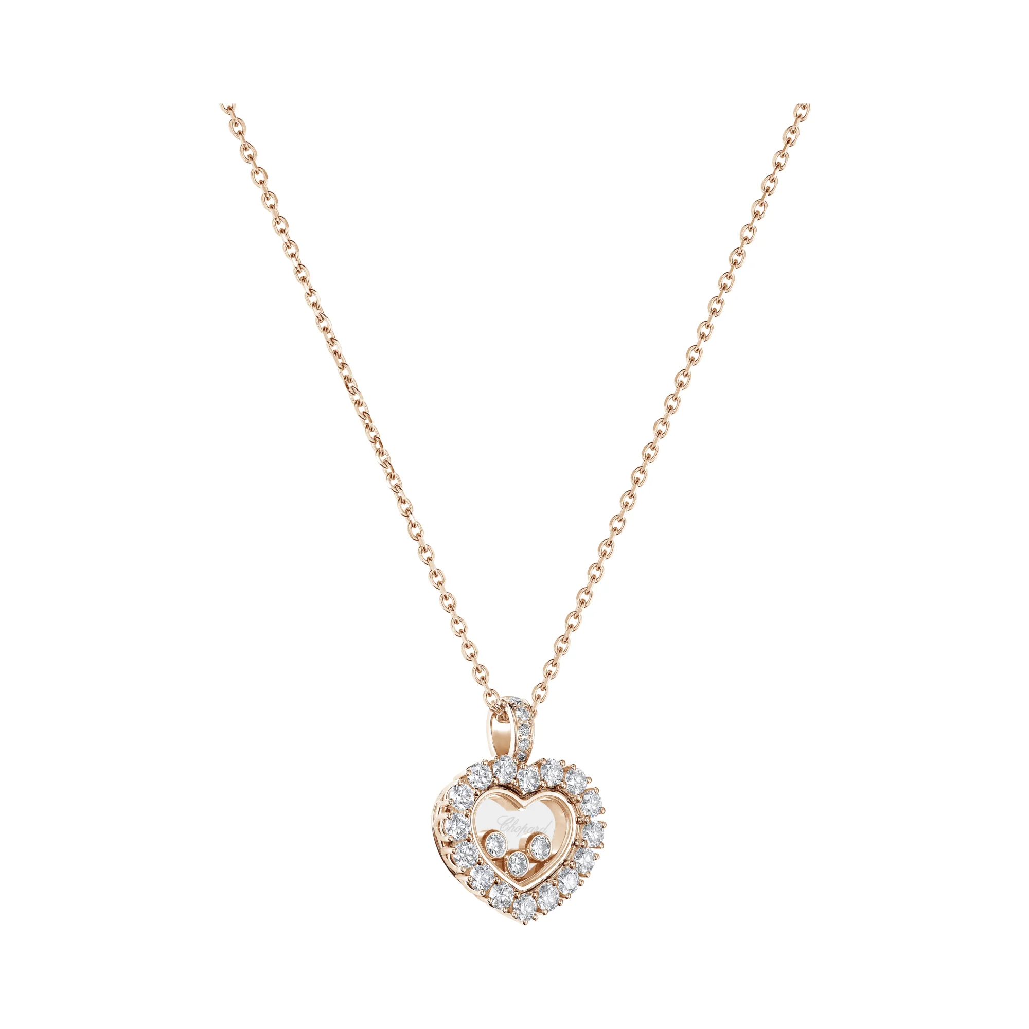 Happy Diamonds Icons Joaillerie Heart Pendant (3 Diamond)