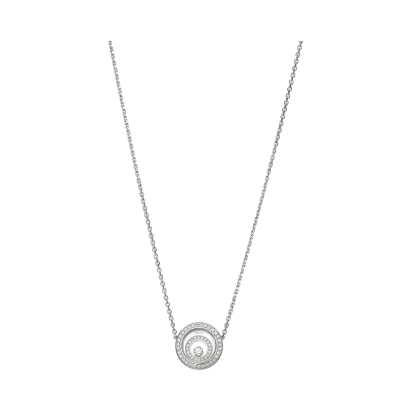 Happy Spirit Set Diamonds Necklace 1 Diamond (White Gold)