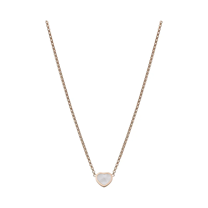 My Happy Hearts Necklace (Rose Gold)