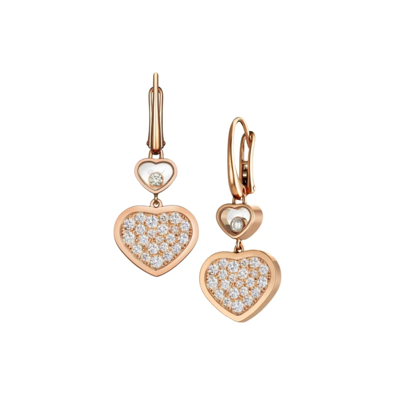 Happy Hearts Diamond Earrings