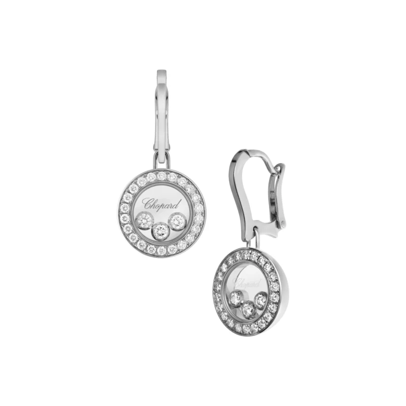 Happy Diamonds Icons Set Diamond Earrings 3 Diamond (White Gold)