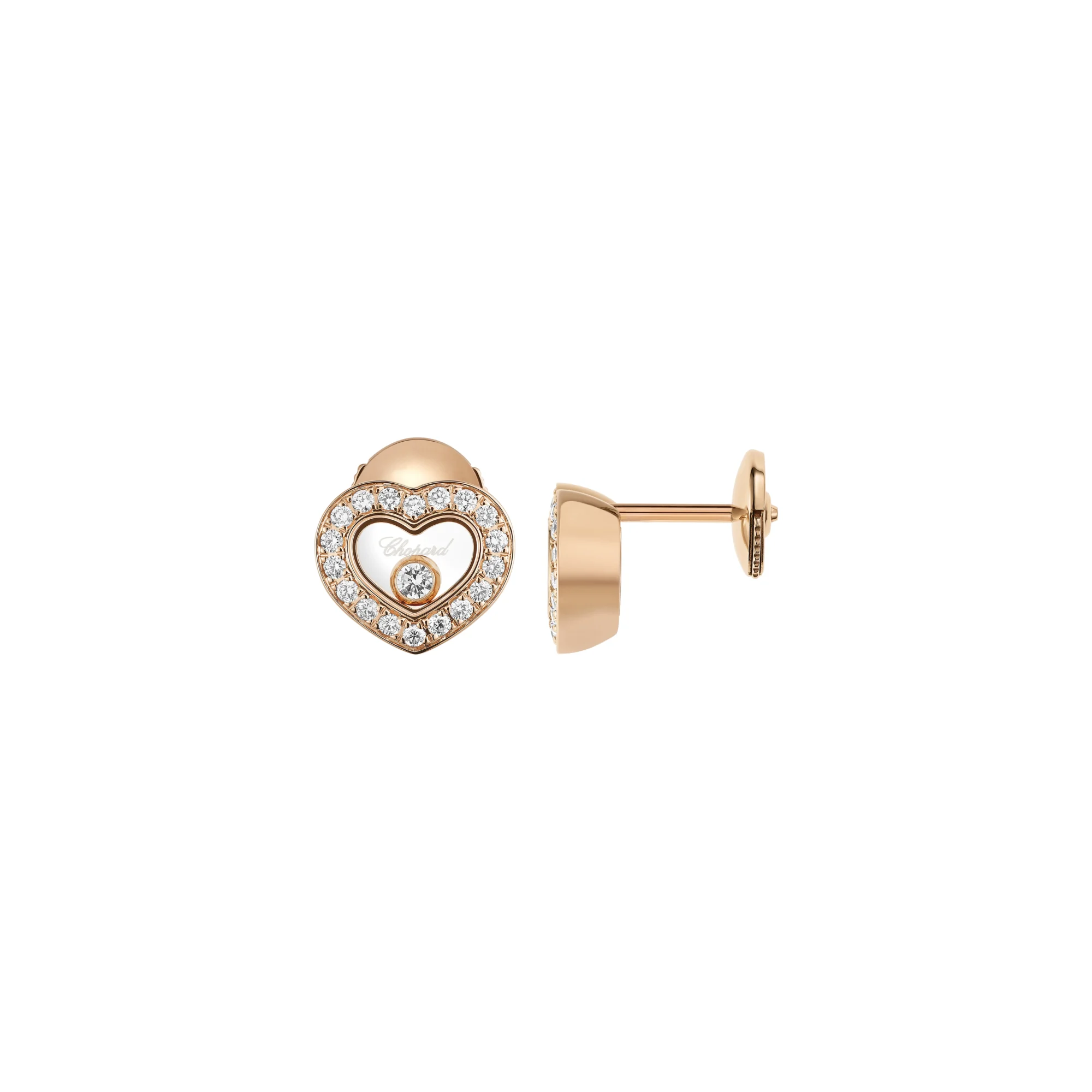 Happy Diamonds Icons Set Diamond Heart Earrings (1 Diamond)
