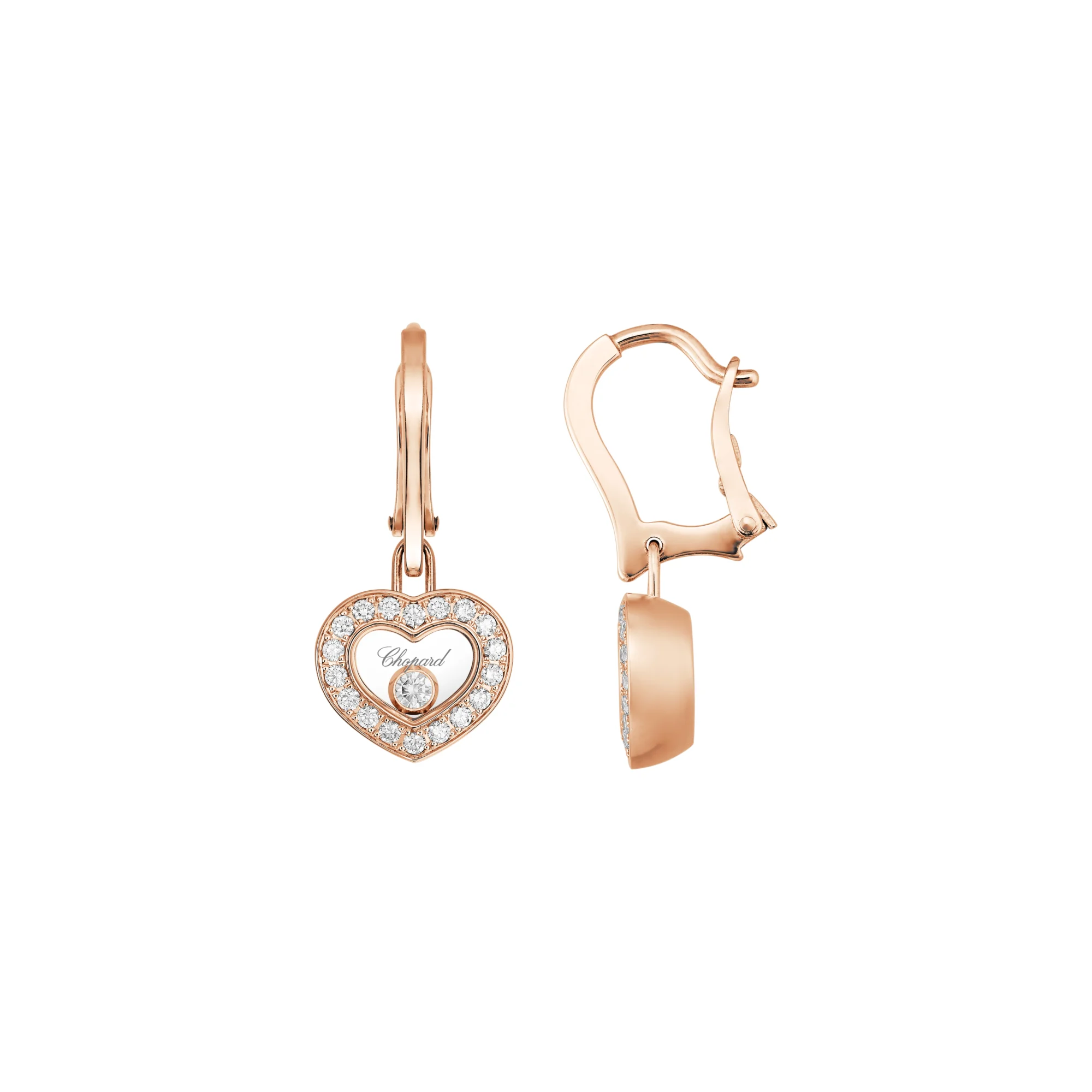 Happy Diamonds Icons Set Diamond Heart Earrings (1 Diamond)