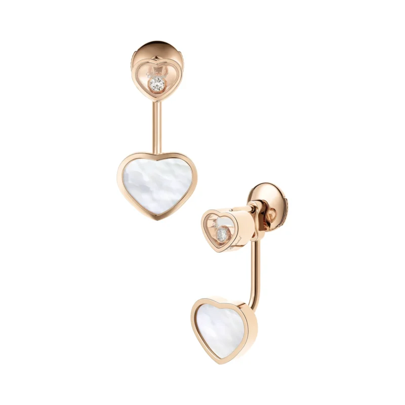 Happy Hearts Earrings (Rose Gold)