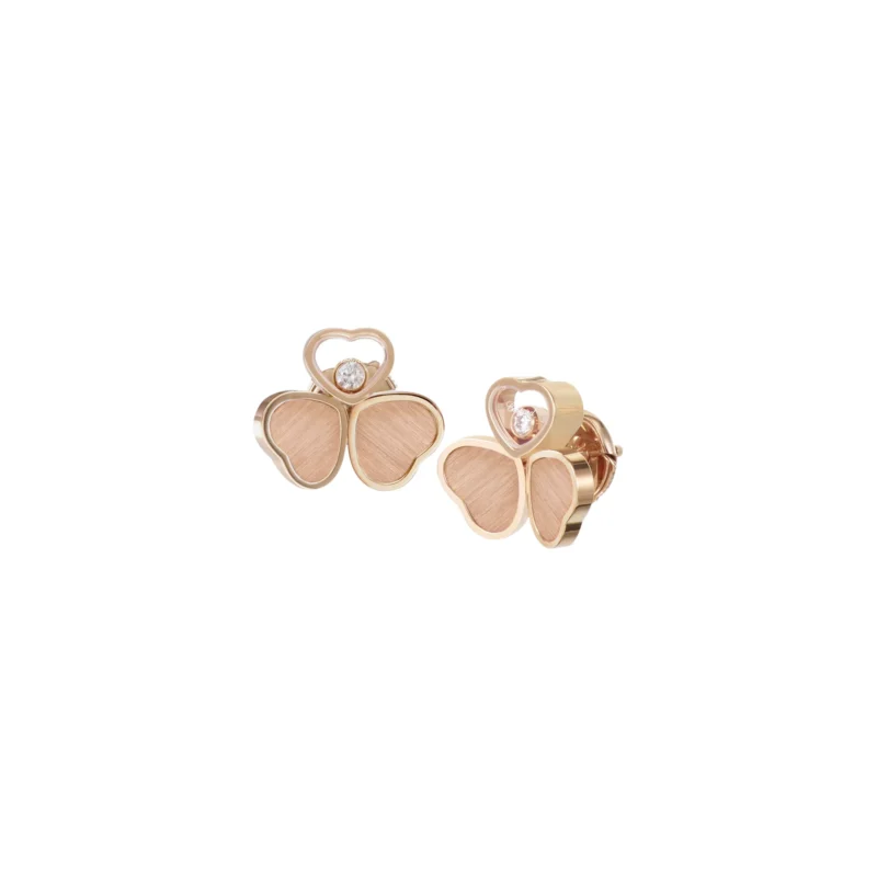 Happy Hearts Wings Earrings (Rose Gold)