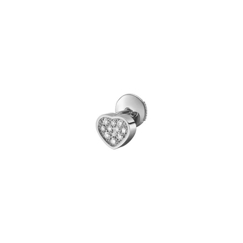 My Happy Hearts Diamond Earrings (White Gold)