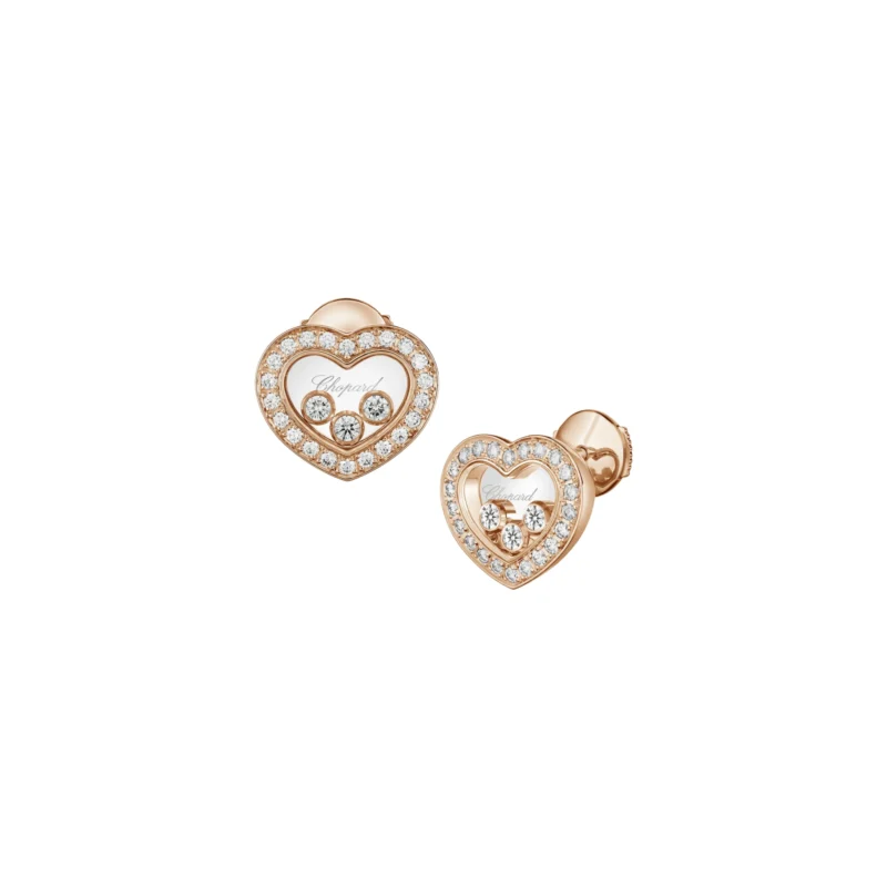 Happy Diamonds Icons Set Diamond Heart Earrings (3 Diamond)