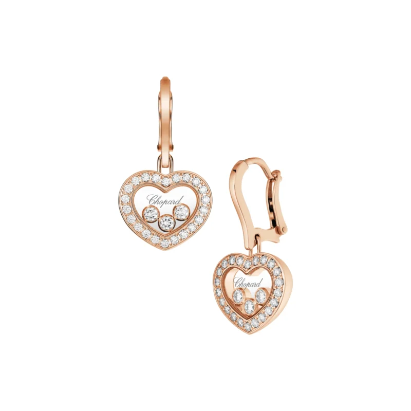 Happy Diamonds Icons Set Diamond Heart Earrings (3 Diamond)