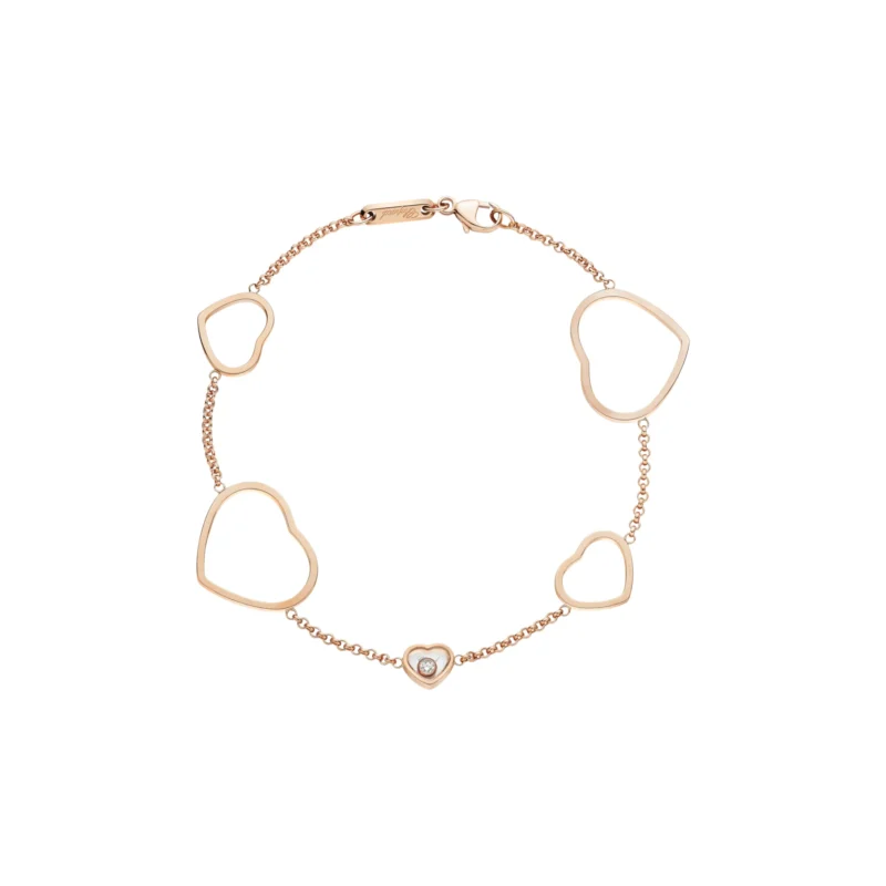 Happy Hearts Bracelet (Rose Gold)