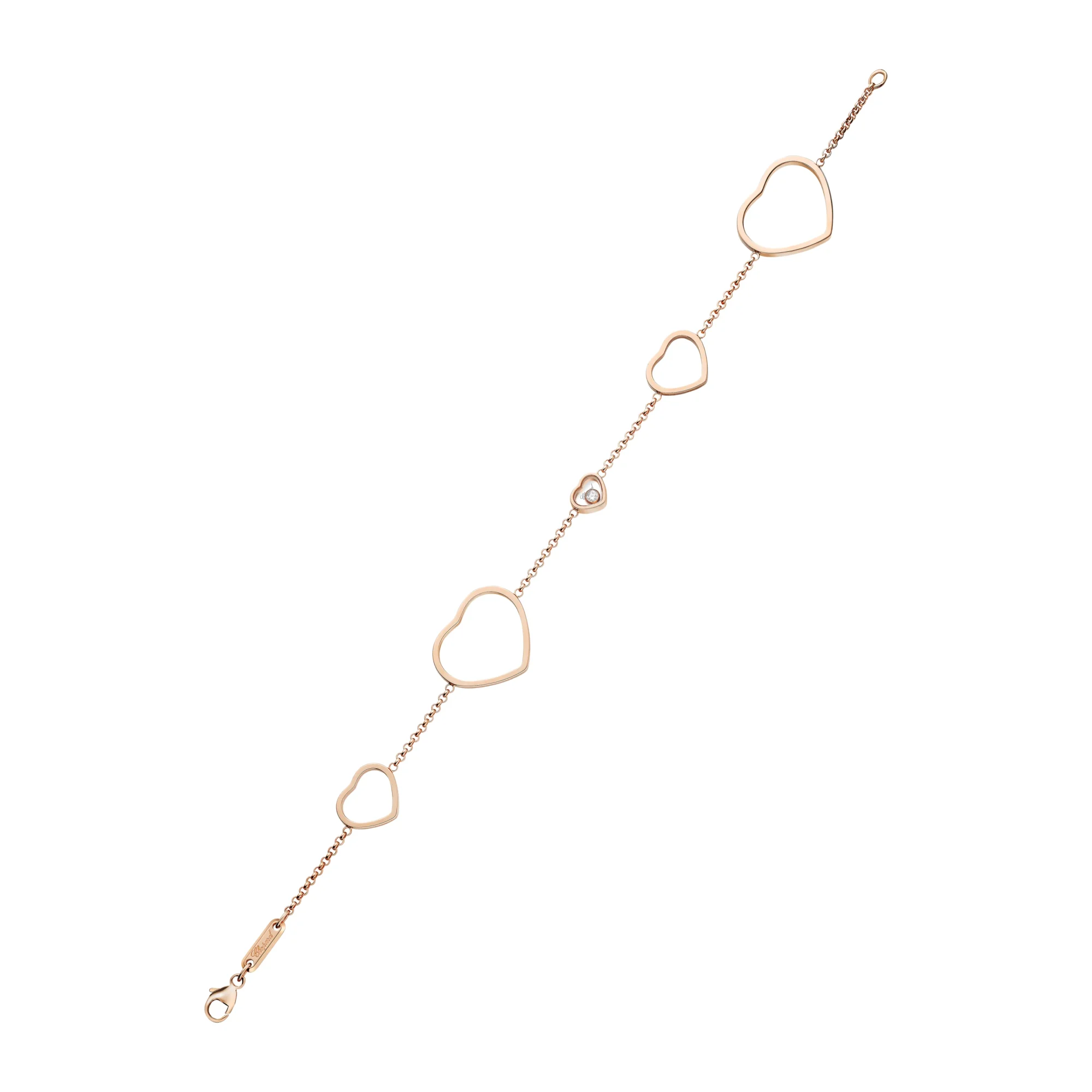 Happy Hearts Bracelet (Rose Gold)