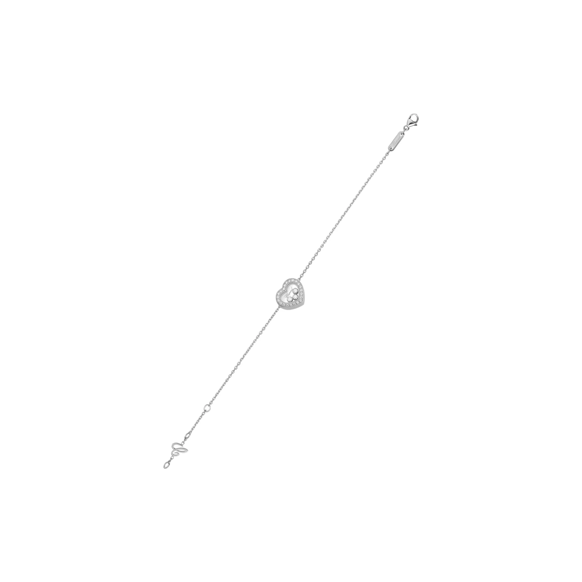 Happy Diamonds Icons Set Diamonds Bracelet 3 Diamonds (White Gold)