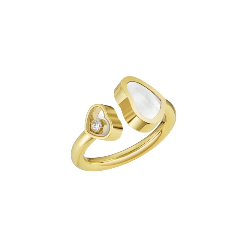 Happy Hearts Diamond & MOP Ring
