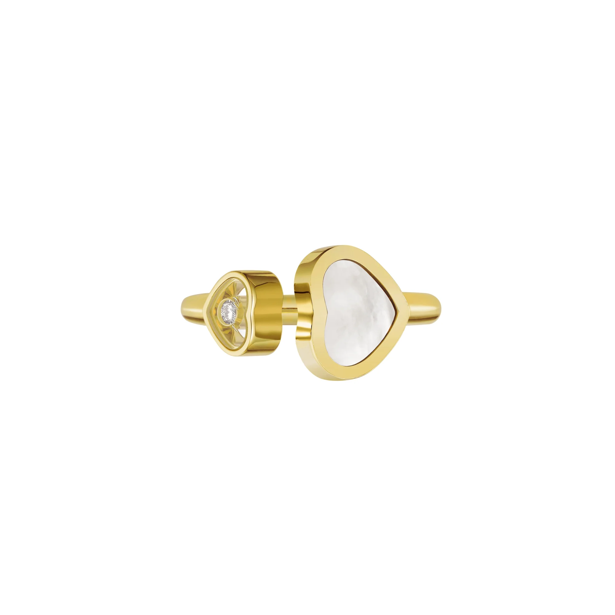 Happy Hearts Diamond & MOP Ring
