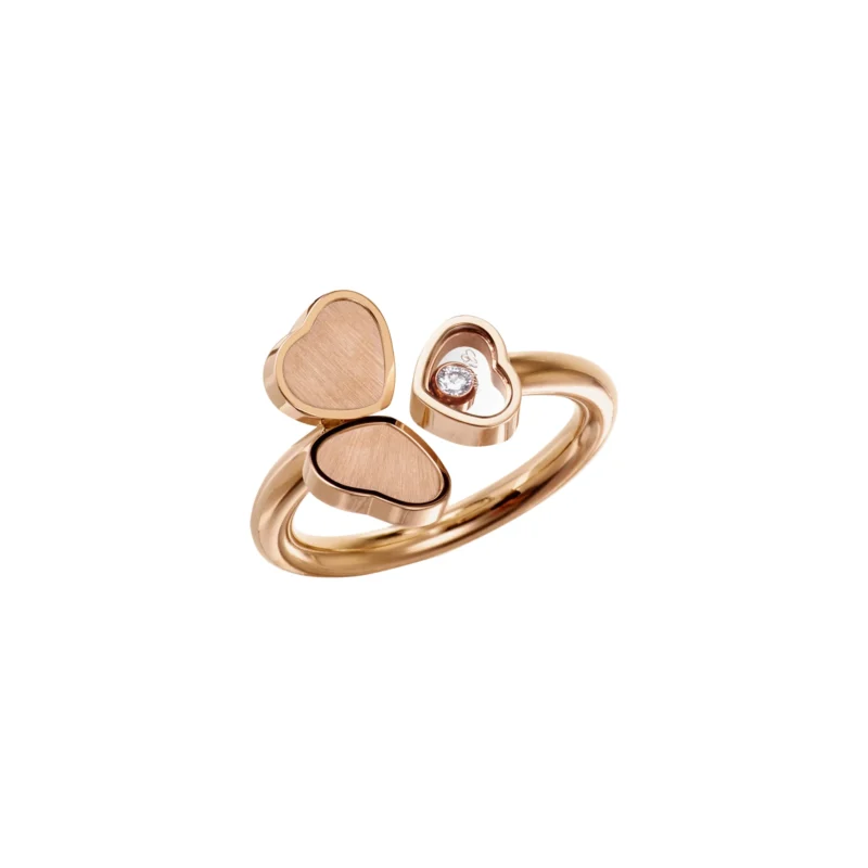 Happy Hearts Wings Ring (Rose Gold)