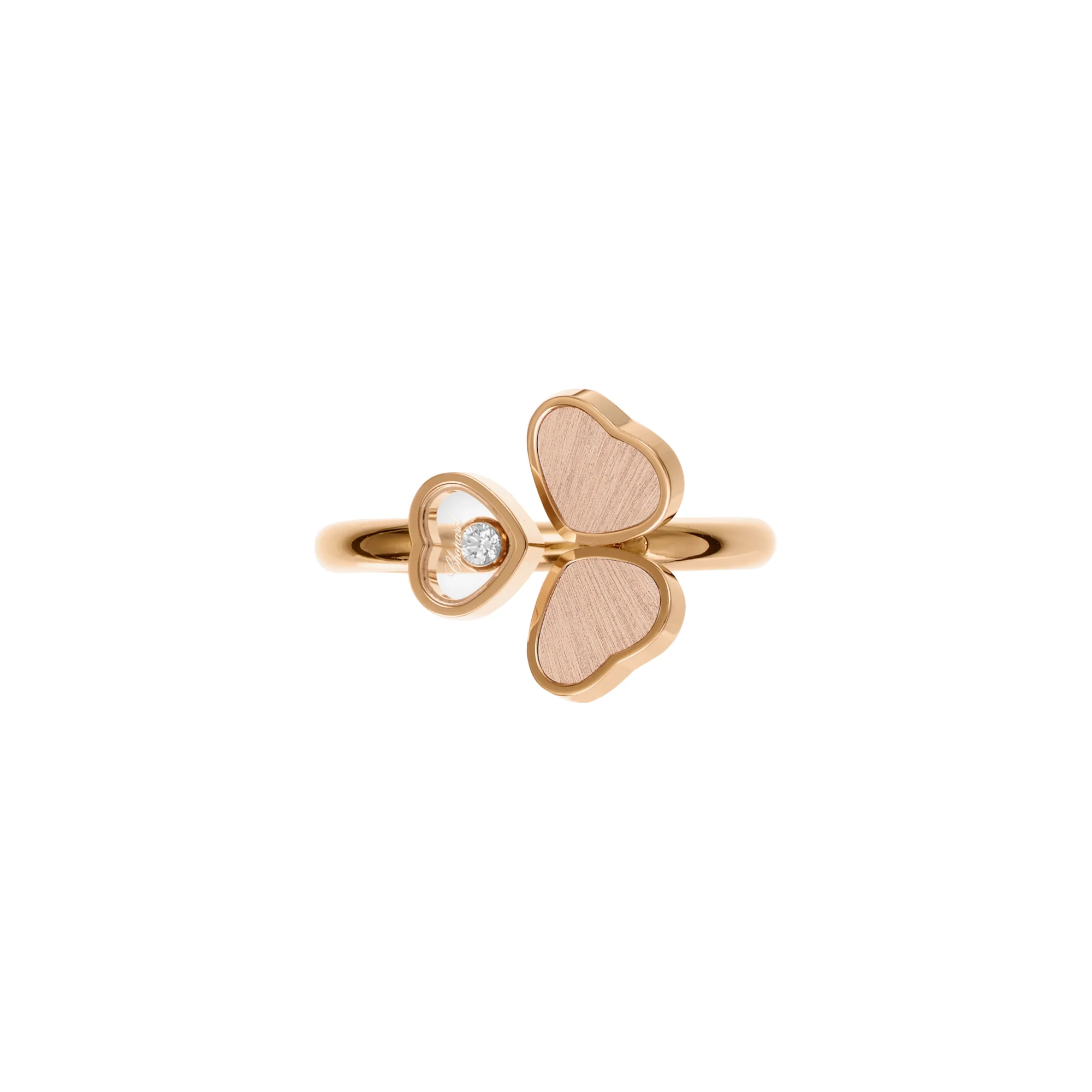 Happy Hearts Wings Ring (Rose Gold)