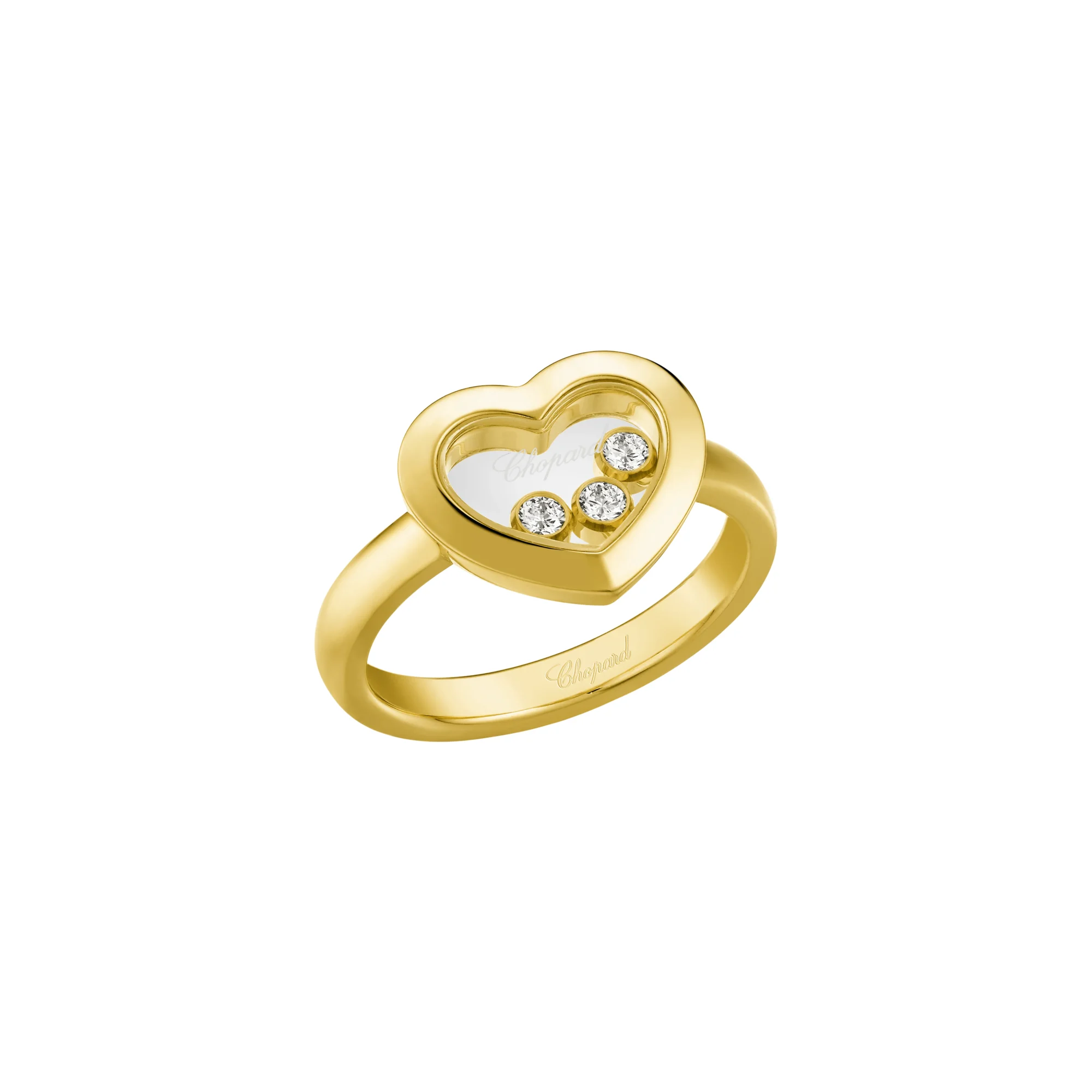 Happy Diamonds Icons Heart Ring (3 Diamond)