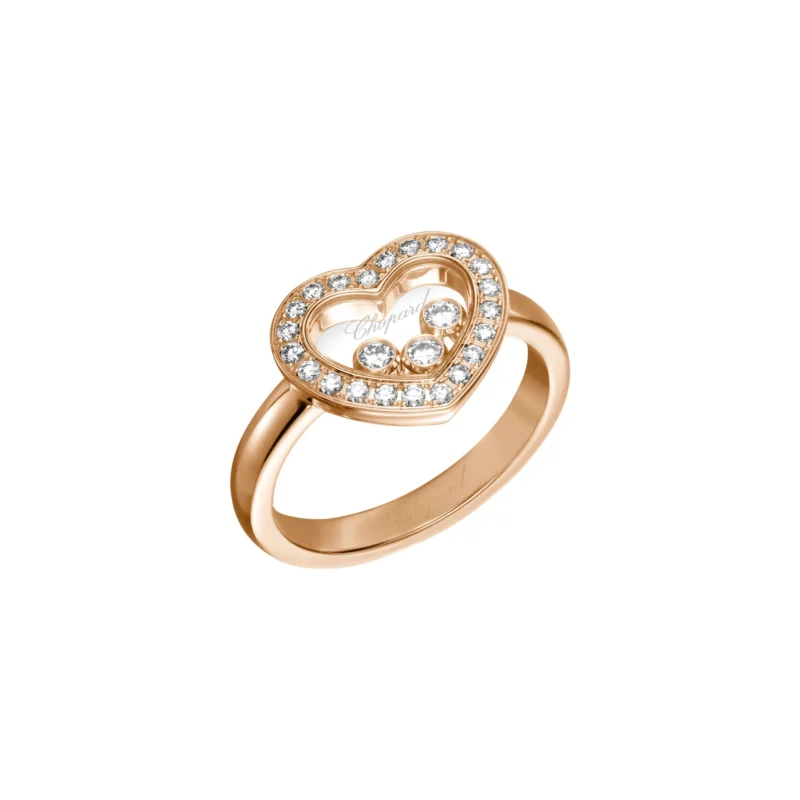 Happy Diamonds Icons Set Diamond Heart Ring (3 Diamond)