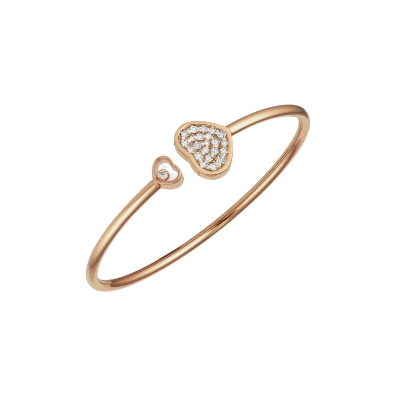 Happy Hearts Diamond Bangle