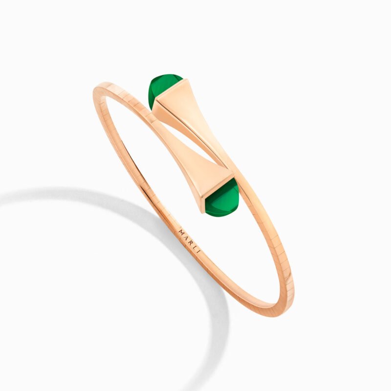 Cleo Gold Slip On Bracelet, Rose Gold
