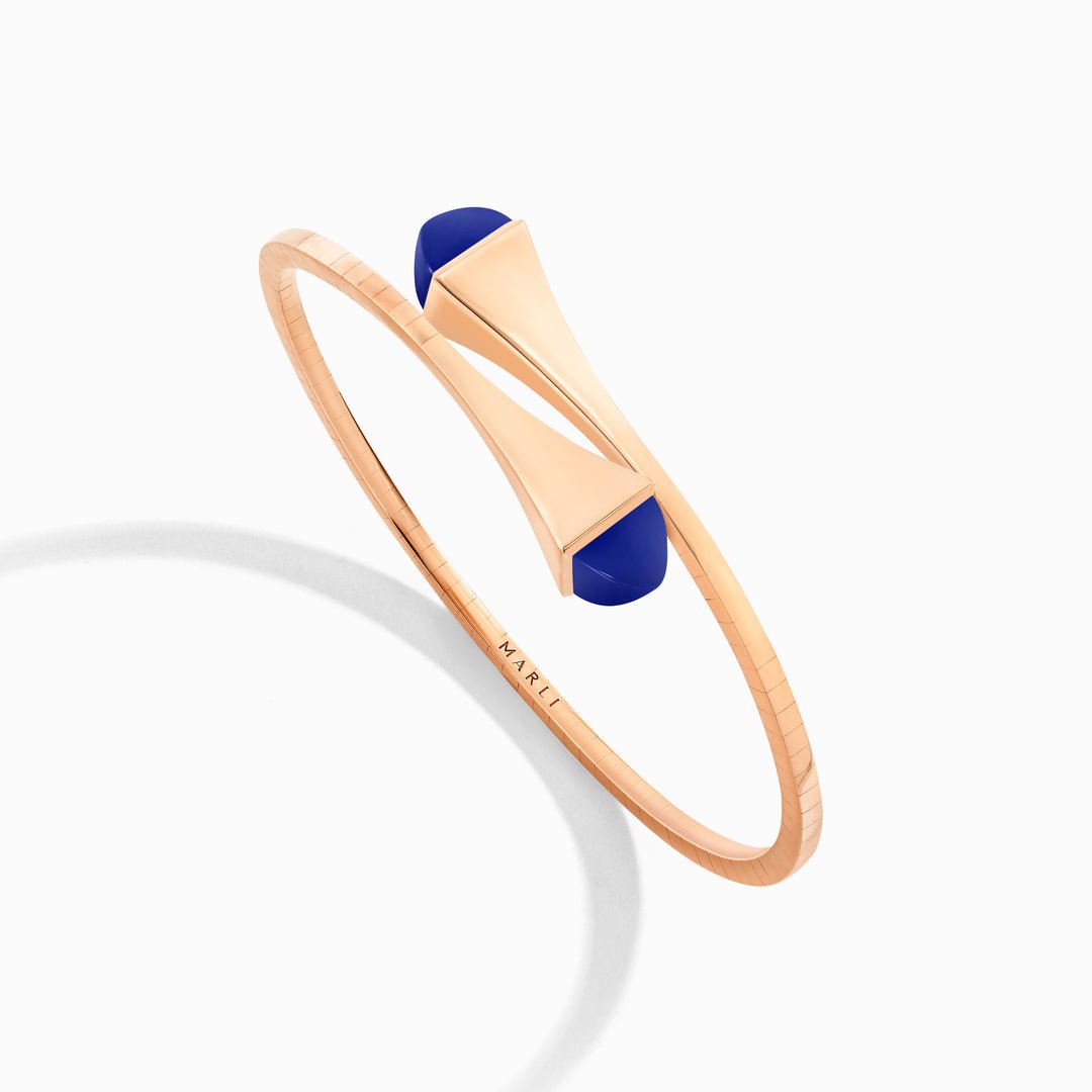 Cleo Gold Slip On Bracelet (Rose Gold)