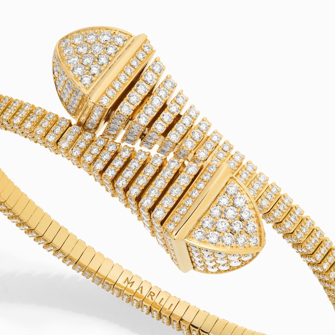 Cleo Rev Full Diamond Slip On Bracelet