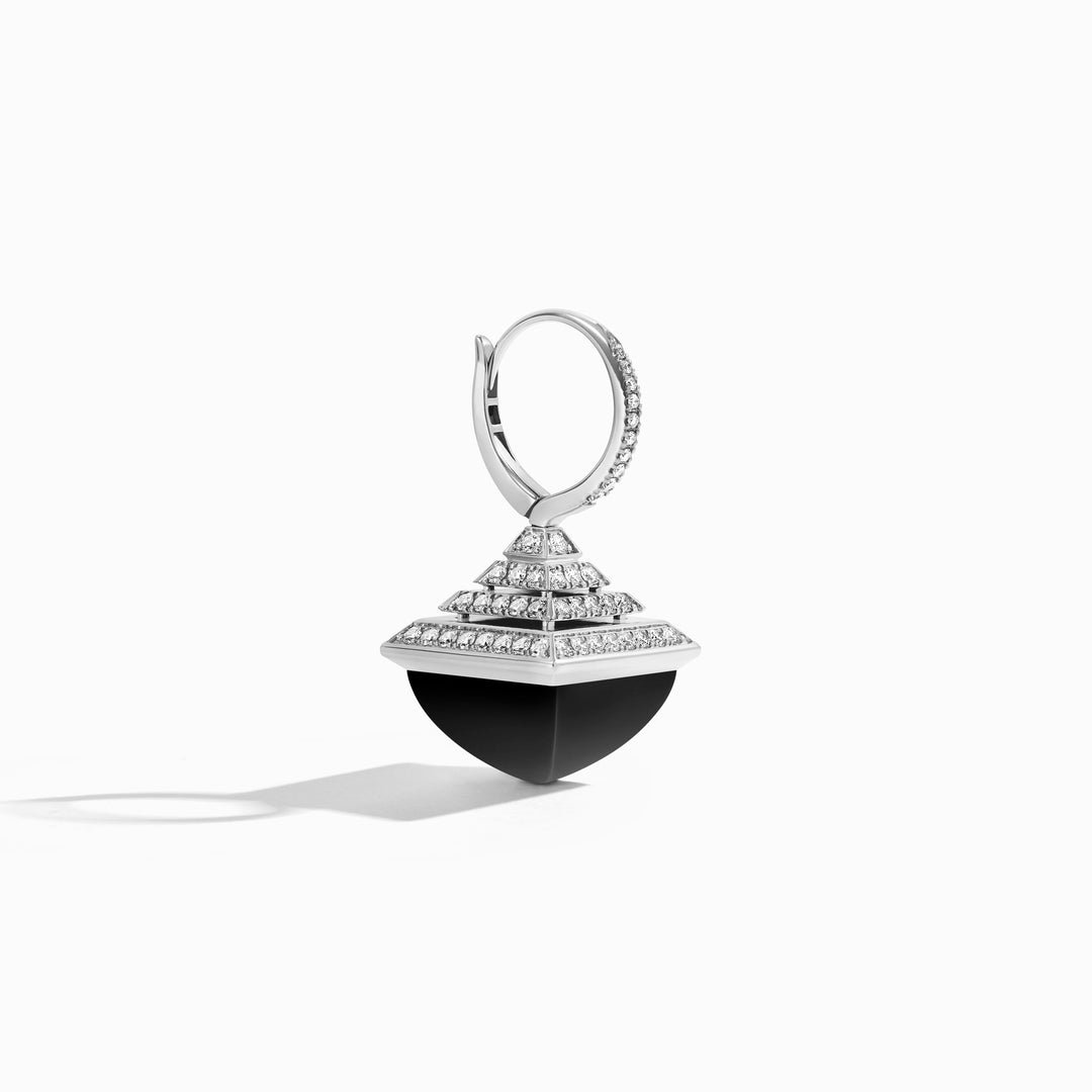 Cleo Rev Luxe Diamond Drop Earrings (White Gold)