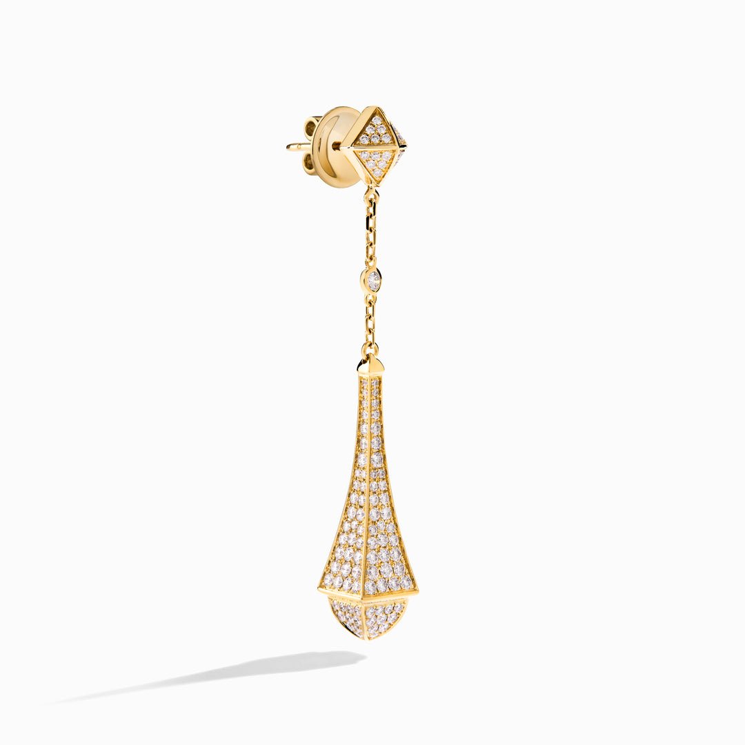Cleo Full Diamond Teardrop Earrings