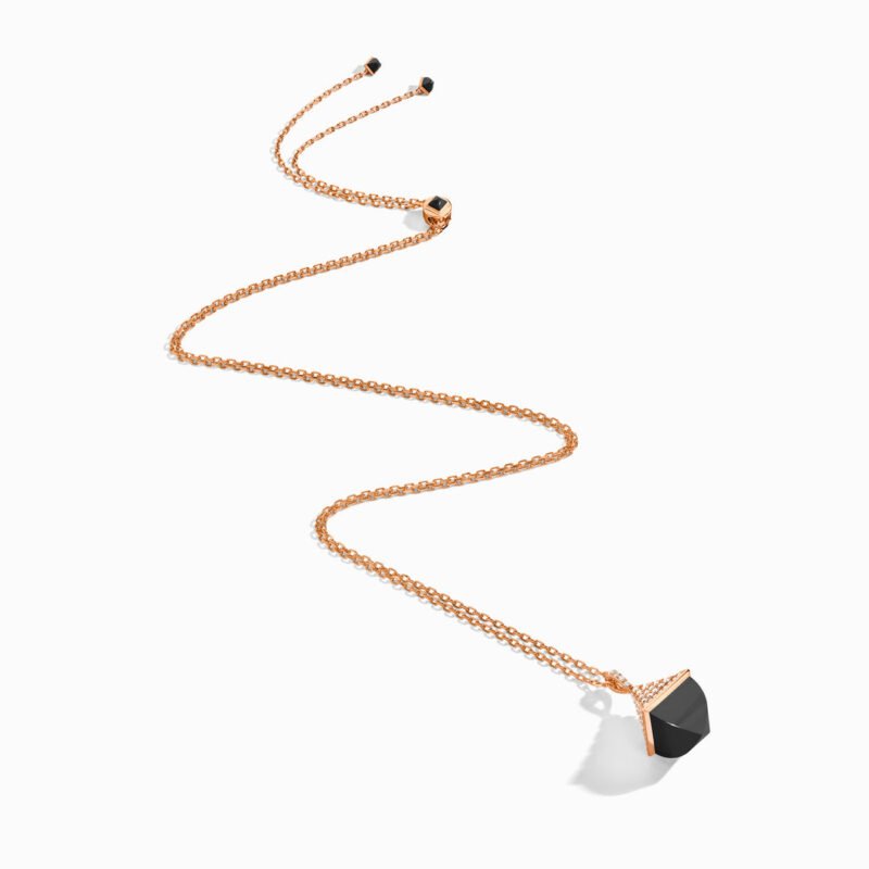 Cleo Rev Midi Diamond Pendant (Rose Gold)
