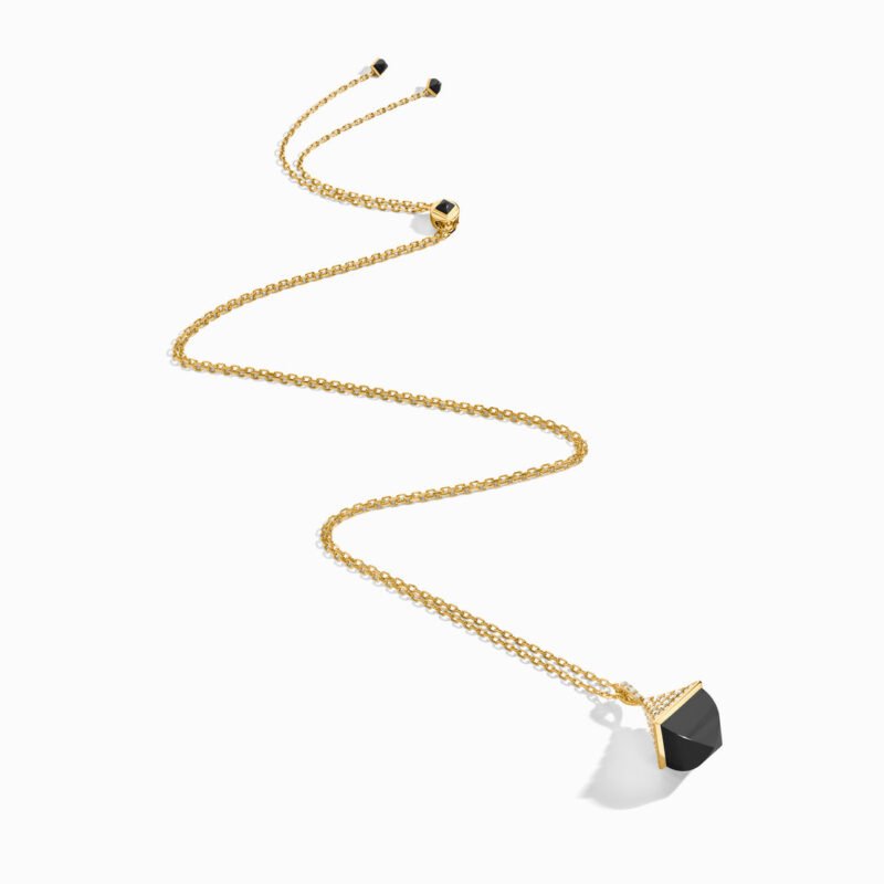Cleo Rev Midi Diamond Pendant (Yellow Gold)