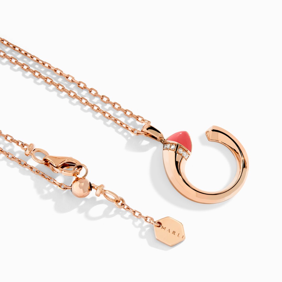 Cleo Venus Gold Pendant (Rose Gold)