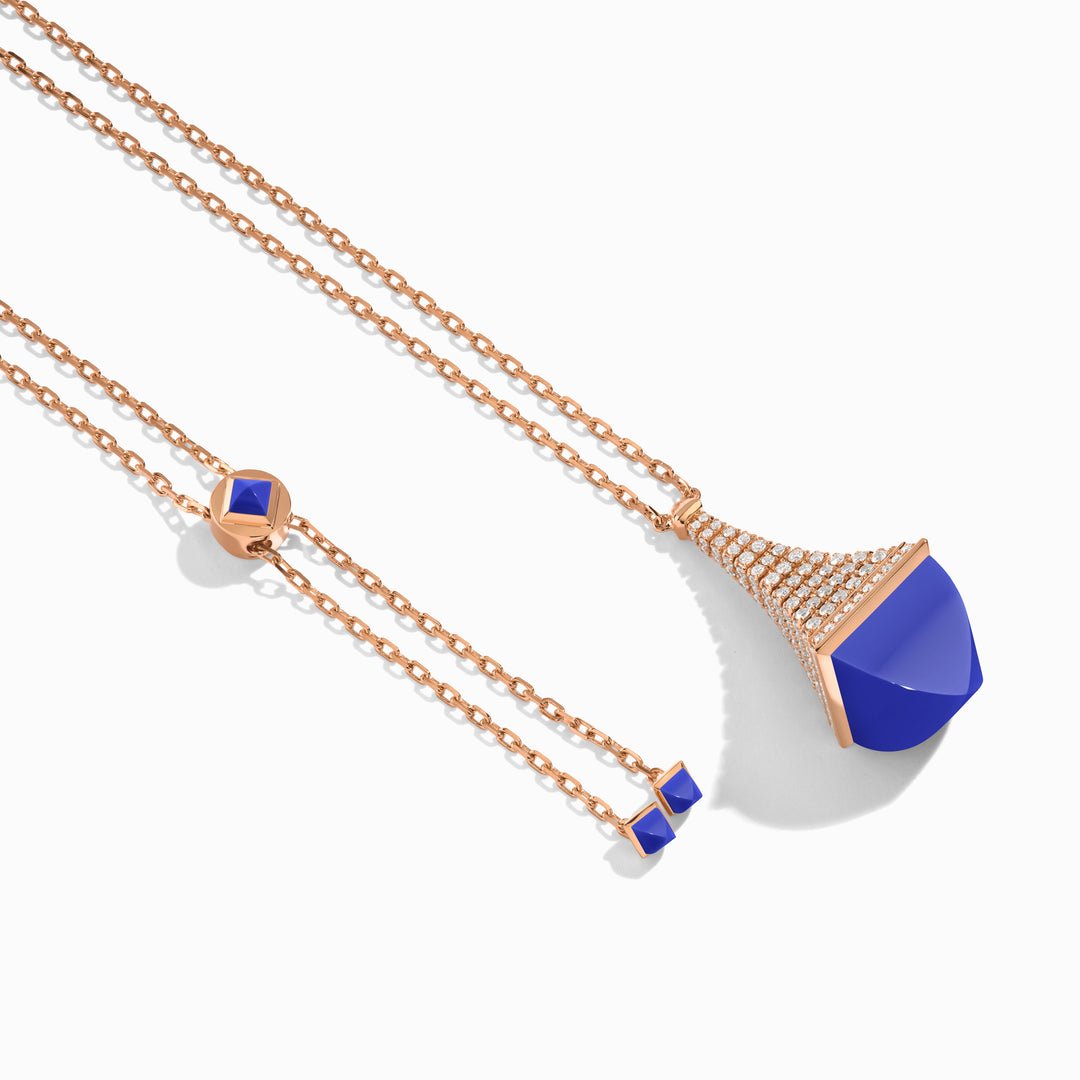 Cleo Rev Luxe Midi Diamond Pendant (Rose Gold)