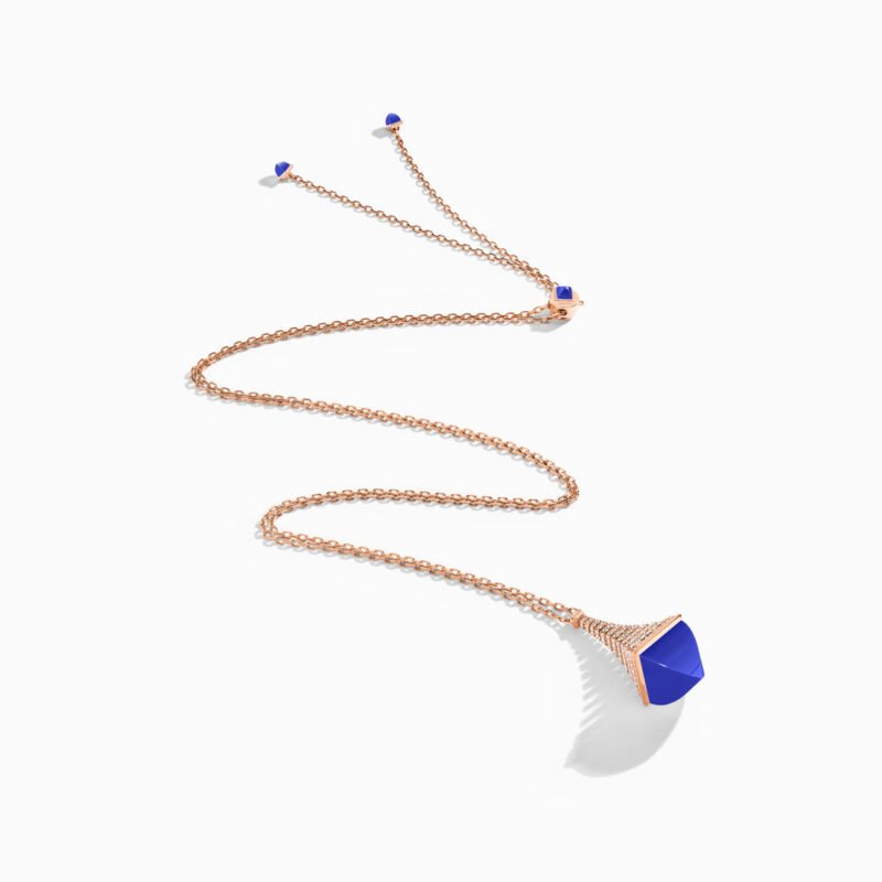 Cleo Rev Luxe Midi Diamond Pendant (Rose Gold)