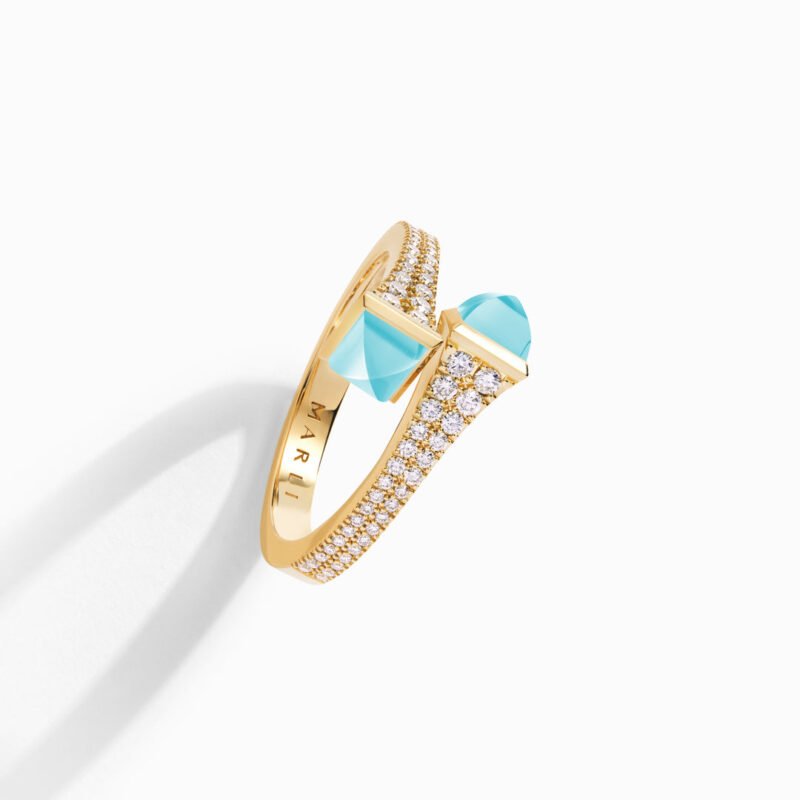 Cleo Diamond Slim Ring (Yellow Gold)