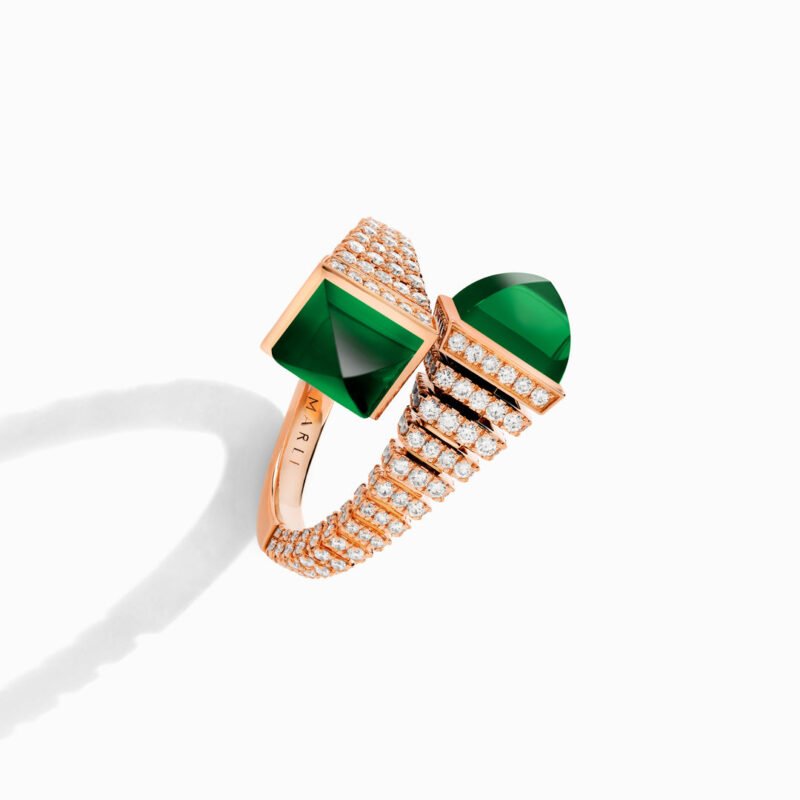 Cleo Rev Diamond Ring (Rose Gold)