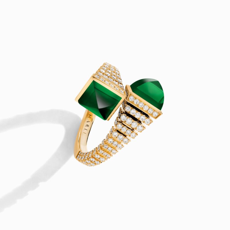 Cleo Rev Diamond Ring (Yellow Gold)
