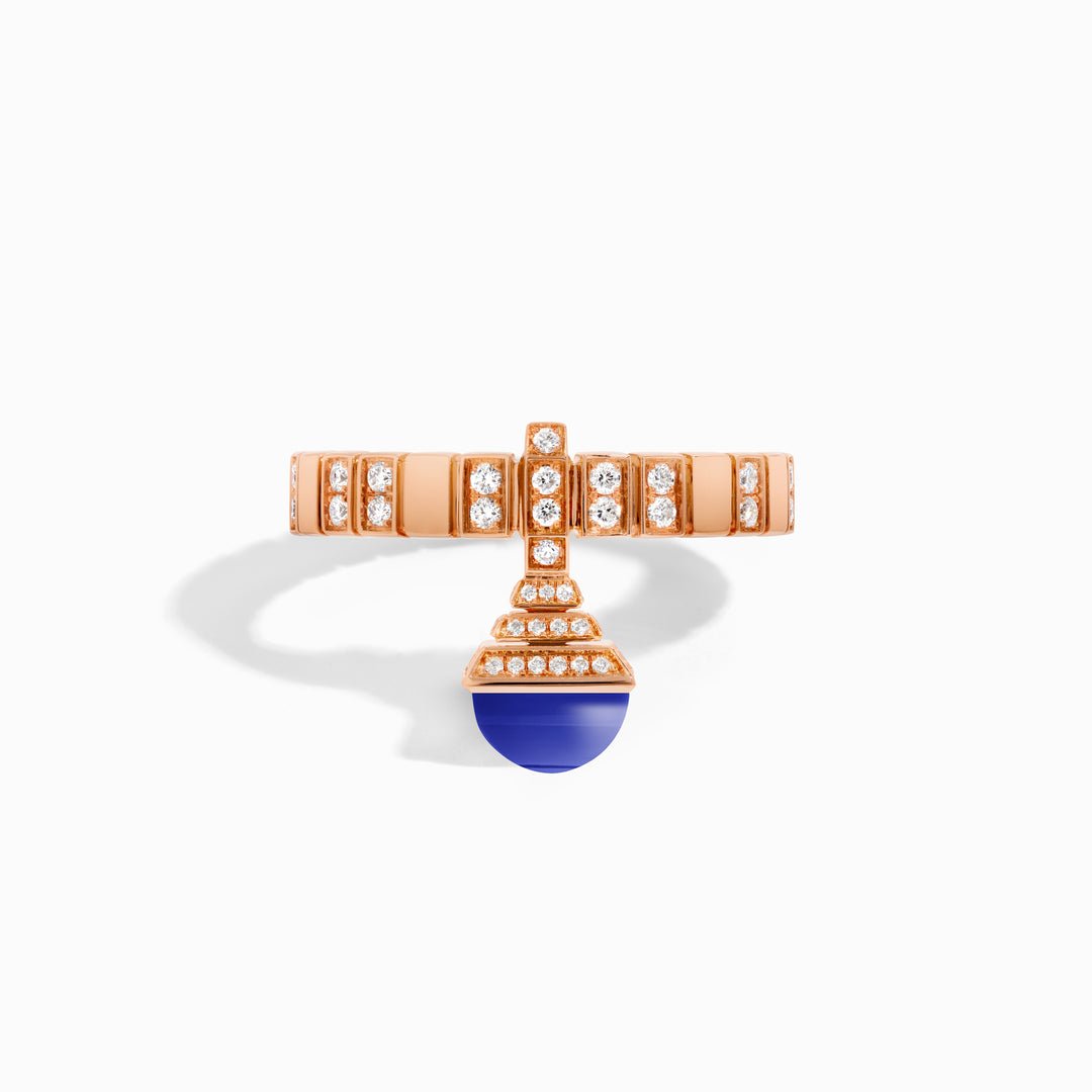 Cleo Charm Diamond Ring (Rose Gold)