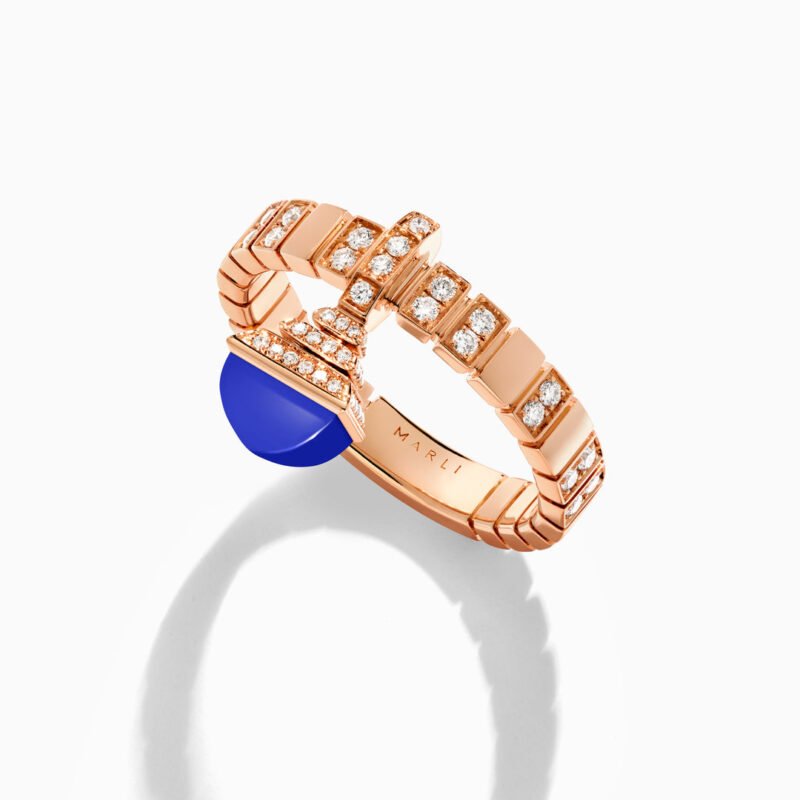 Cleo Charm Diamond Ring (Rose Gold)