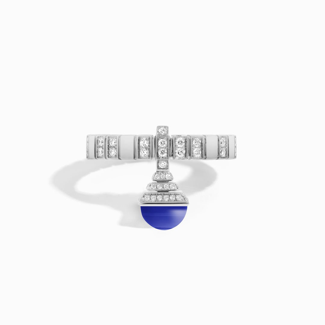 Cleo Charm Diamond Ring (White Gold)