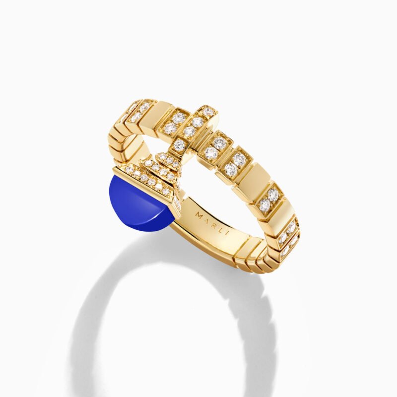 Cleo Charm Diamond Ring (Yellow Gold)