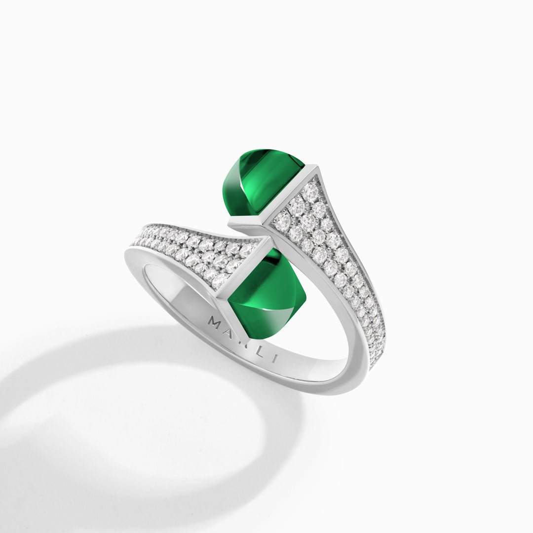 Cleo Diamond Midi Ring (White Gold)