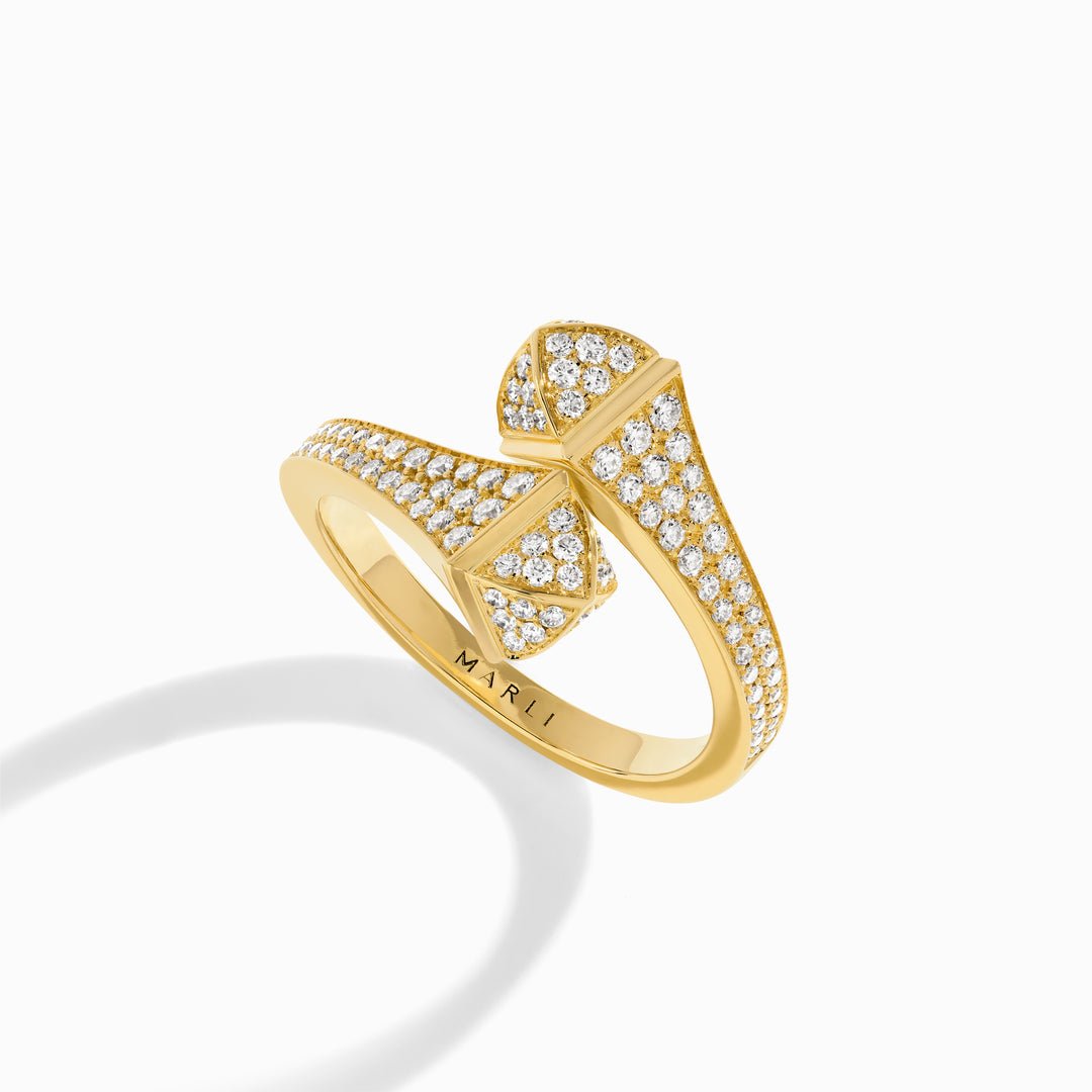 Cleo Full Diamond Midi Slim Ring