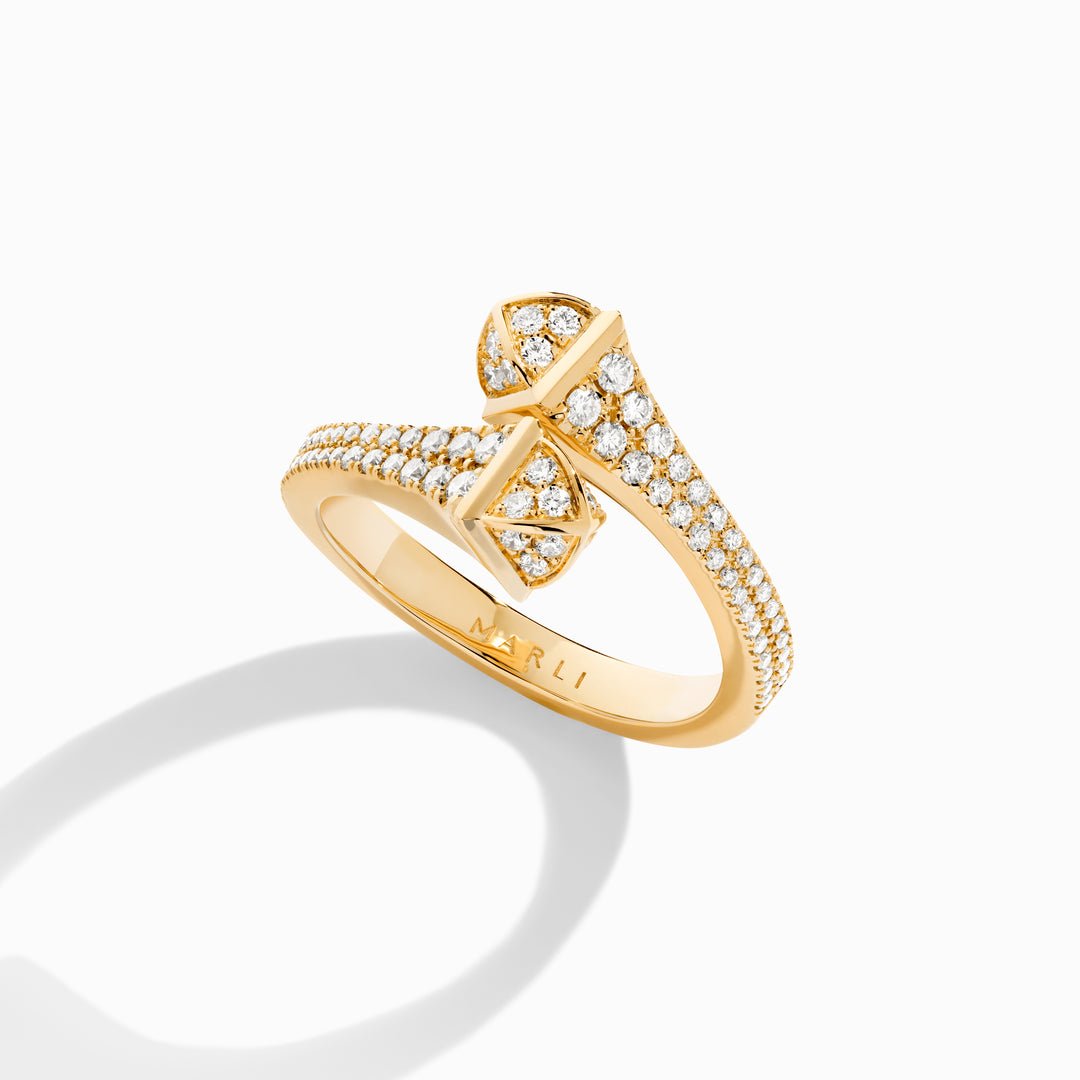 Cleo Full Diamond Slim Ring