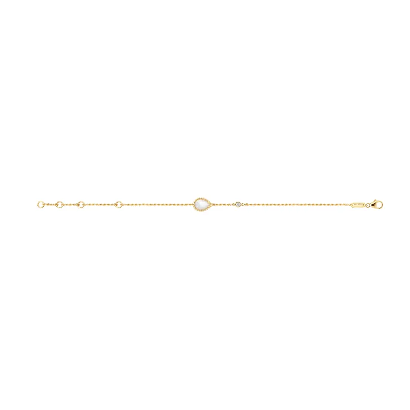 Serpent Bohème MOP Bracelet XS Motif (Yellow Gold)
