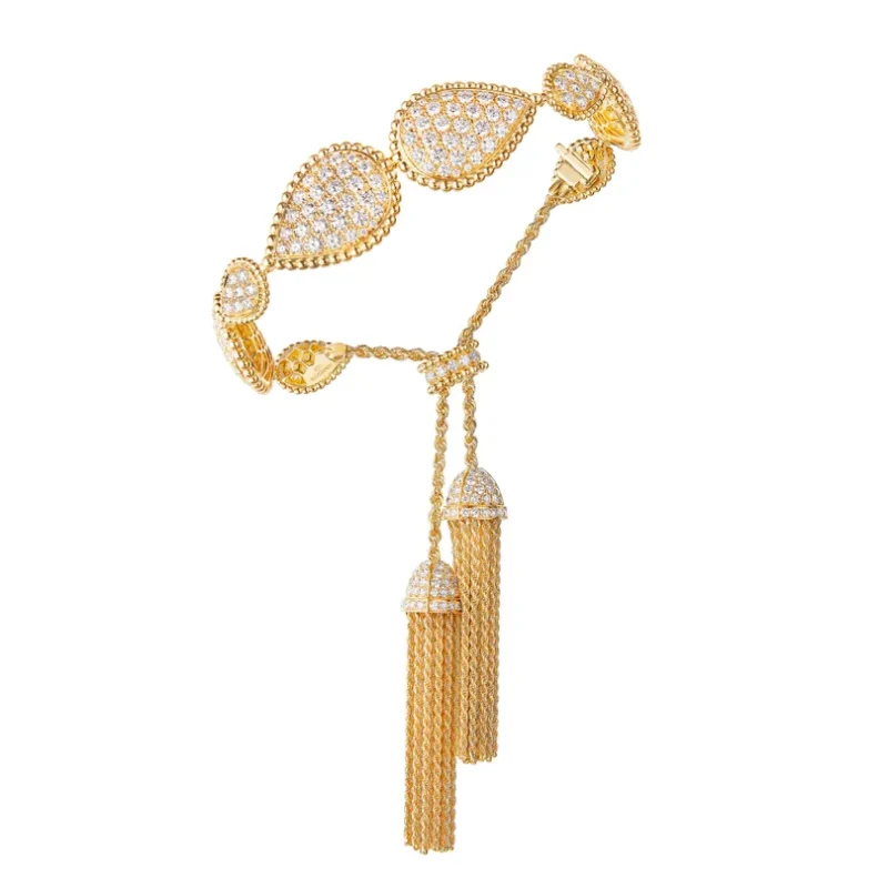 Serpent Bohème Bracelet Pompon (Yellow Gold)