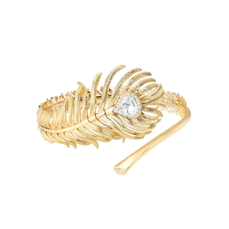 Plume de Paon Bracelet (Yellow Gold)