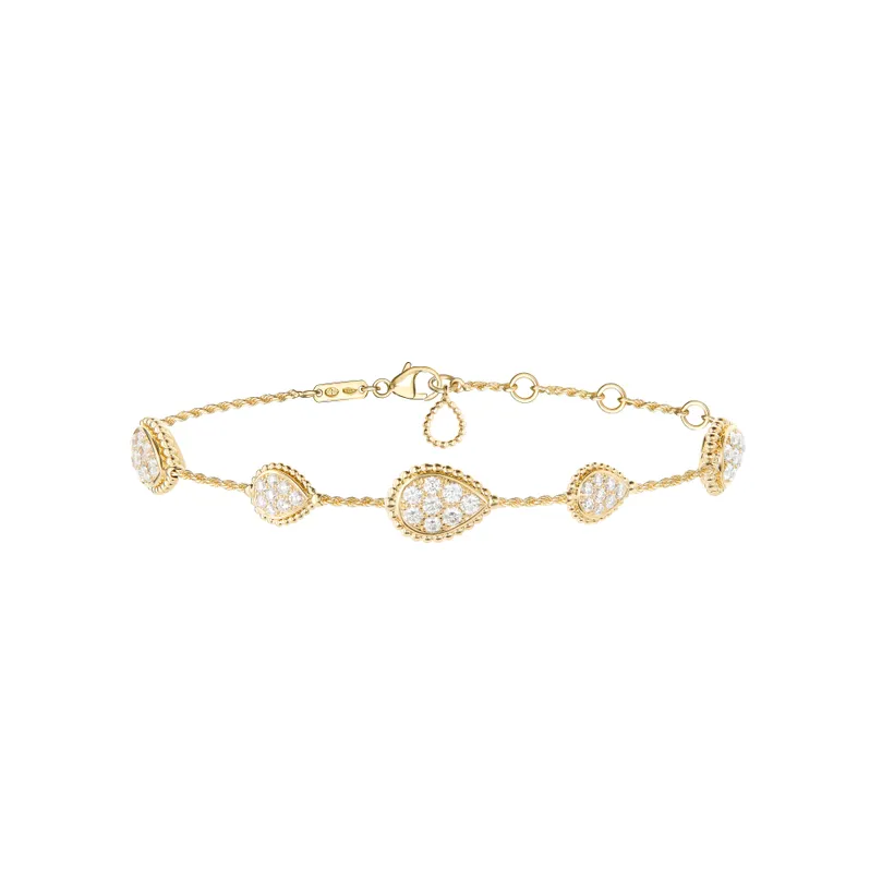 Serpent Bohème Bracelet, 5 Motifs (Yellow Gold)