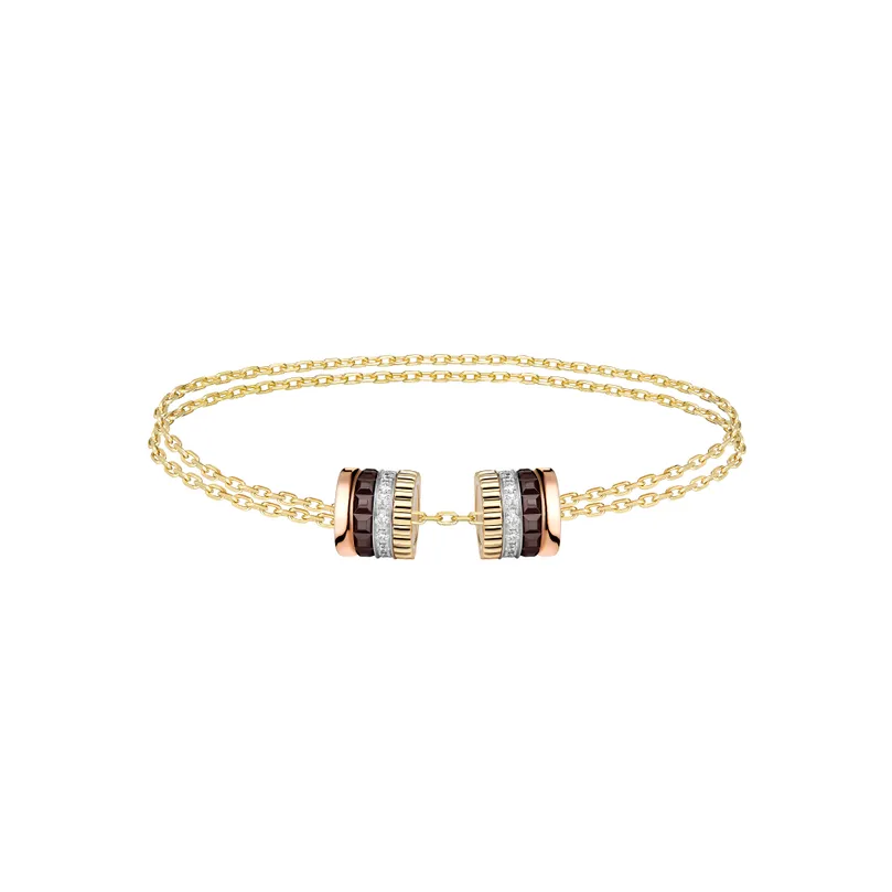 Quatre Classique Chain Bracelet, 2 Motifs