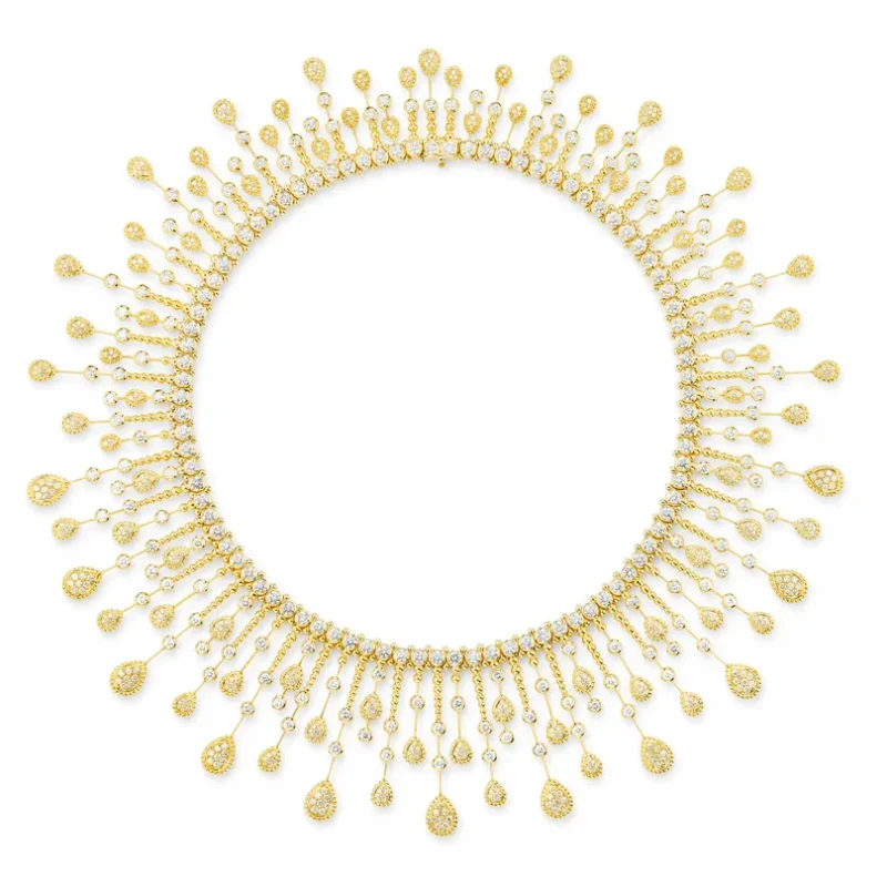 Serpent Bohème Solarité Necklace, Multi Motifs (Yellow Gold)