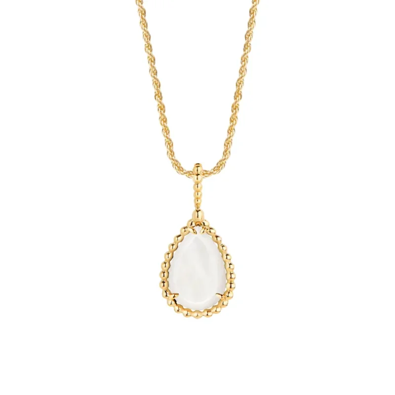 Serpent Bohème MOP Pendant, M Motif (Yellow Gold)